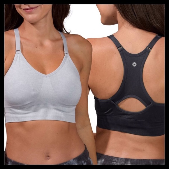 90 Degree By Reflex Seamless Bra Tops Pack of 2 - Picture 2 of 13